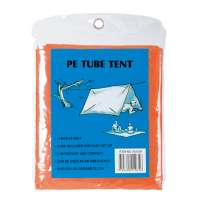 PE emergency Tube tent and shelter  for travelling and camp